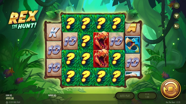 Rex The Hunt slot - Mystery Symbols