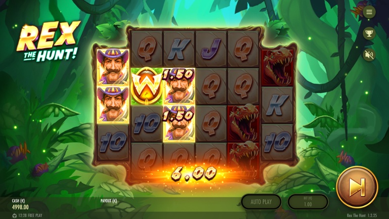 Rex The Hunt slot win